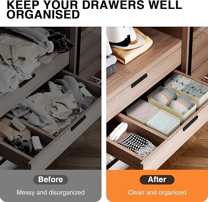 DIMJ Drawer Organizer Clothes 12 Pack - Image 6
