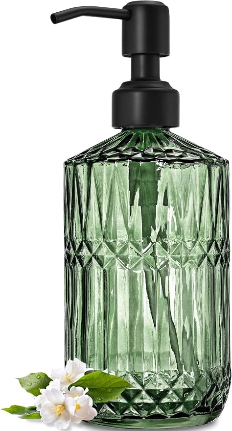 JASAI 18Oz Green Soap Dispenser by JASAIHOME