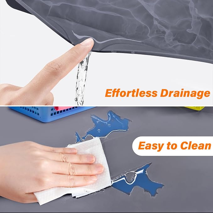 FLATO Waterproof Under Sink Mat 19" x 19" Shelf Liner - Image 3