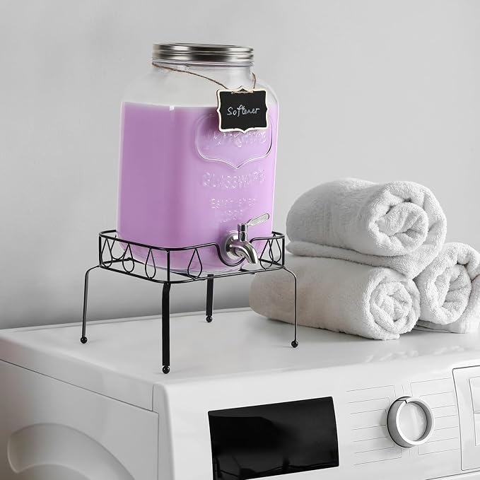 2 Gallon Glass Beverage Dispenser - Image 6