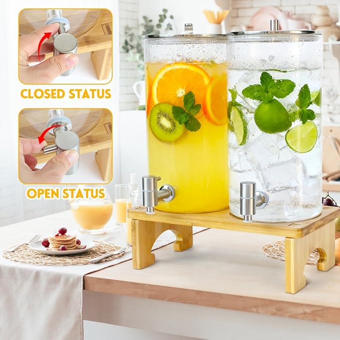 2 Pack 1.5 Gallon Drink dispenser - Image 5