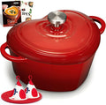 Overmont Enameled Cast Iron Dutch Oven by Overmont