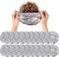 Ouliget Repeatable Film Insulation Cover, Aluminium Foil Elastic Food Bowl by OULIGET