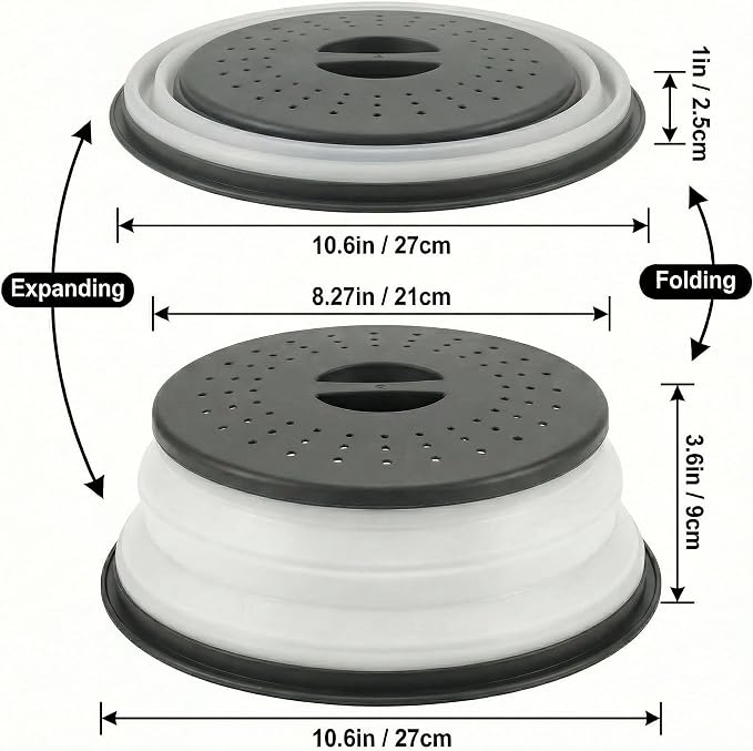 Collapsible Microwave Splatter Cover - Image 2