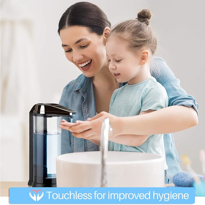 Secura 17oz Automatic Liquid Soap Dispenser, Touchless Battery Operated Hand - Image 3