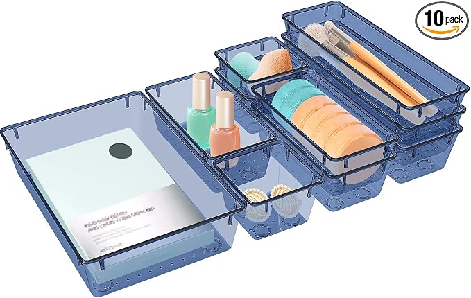 StorMiracle 10 PCS Drawer Organizer Set, 5 Varied Size Bathroom and kitchen by StorMiracle