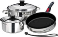 Magma 7 Piece Gourmet Nesting Stainless Steel Cookware Set by MagmaProducts