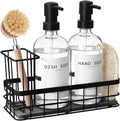 Dish Soap Dispenser for Kitchen, 16.9 fl oz Clear Hand and Dish Soap Dispensers by RYTOXILOBrightenUpYourHome