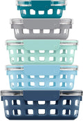 Ello Duraglass Mixed Meal Prep Sets Leak-Proof Glass Food Storage Containers by Ello