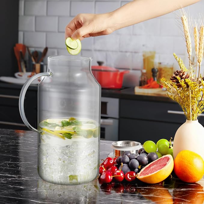 Bivvclaz 1 Gallon Glass Pitcher - Image 7
