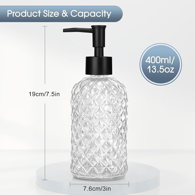 Topsky Gem Glass Soap Dispenser - Image 5