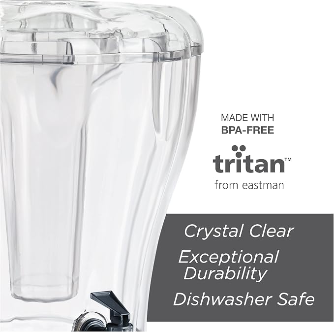 Buddeez 3.5 Gallon Clear Drink Dispenser - Image 5