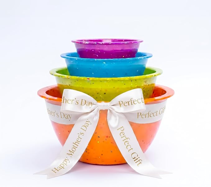 bzyoo Confetti Nesting Mixing Bowls Set by bzyoo