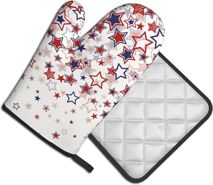 Stars Oven Mitts - Image 2