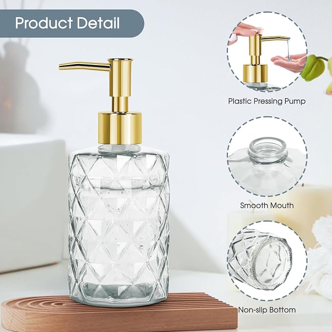Topsky Glass Soap Dispenser - Image 3