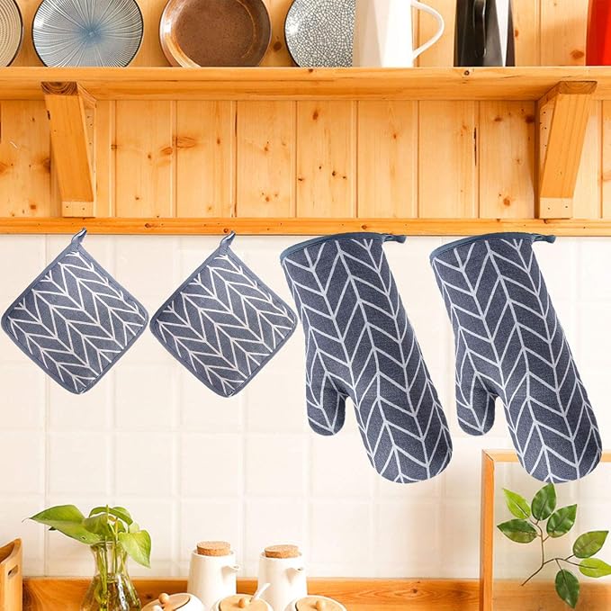Oven Mitts and Potholders BBQ Gloves-Oven Mitts and Pot Holders - Image 7