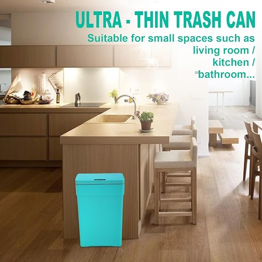 BestOffice 13 Gallon Trash Can Automatic Kitchen Trash Can Touch Free - Image 6