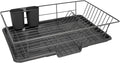 Sweet Home Collection 3 Piece Metal Dish Drainer Rack Set by SweetHomeCollection