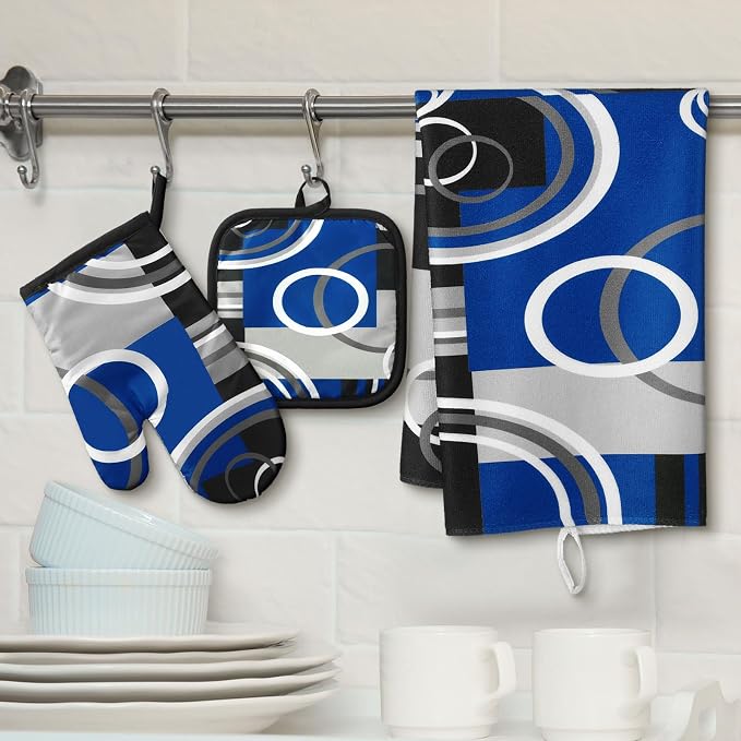 Jingmore 6 Pcs Kitchen Decor Set Accessorie Farmhouse Kitchen Towels Pot - Image 2
