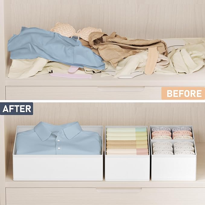 DIMJ Drawer Organizer Clothes Storage - Image 8