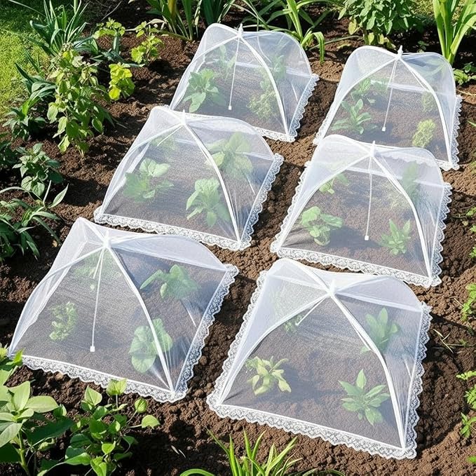 HBlife 3 Pack Pop-Up Mesh Food Cover Tent - Image 5