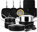 GRANITESTONE 20 Pc Complete Pots and Pans Set Non Stick Cookware Set by Granitestone+