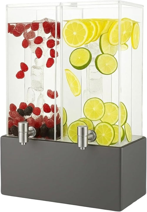 1.25 Gallon Dual Acrylic Beverage Dispenser by KITCHENTOOLZ
