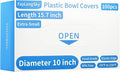 100 Boxed Bowl Covers Bread Proofing Plastic Wrap by FAYLONGSKY
