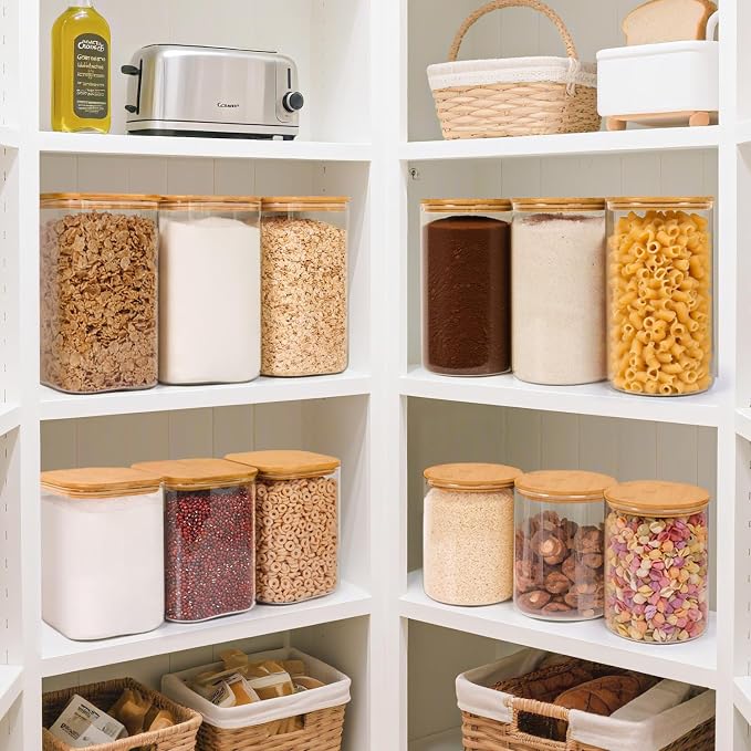 ComSaf 2Pcs Large Glass Storage Containers - Image 5