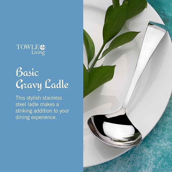 Towle Living Basic Serving Gravy LadleServing Utensil - Image 2