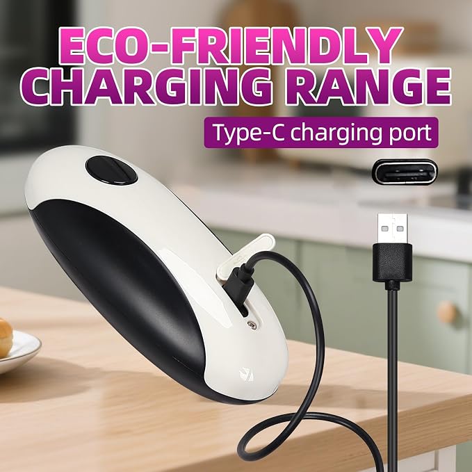Rechargeable Electric Can Opener, Portable Gadgets Side Automatic Opener Can - Image 5