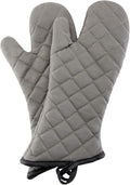 ARCLIBER Oven Mitts 1 Pair of Quilted Terry Cloth Cotton Lining, Extra Long by ARCLIBER