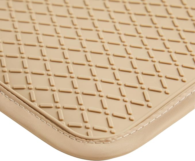 Ohocut Beige Checkered Pot Holder, Checkerboard Potholders - Image 6