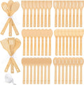 Reallnaive 72 Pcs Bamboo Spatula Wooden Kitchen Utensil Bulk 12''wood Spoon by Unknown