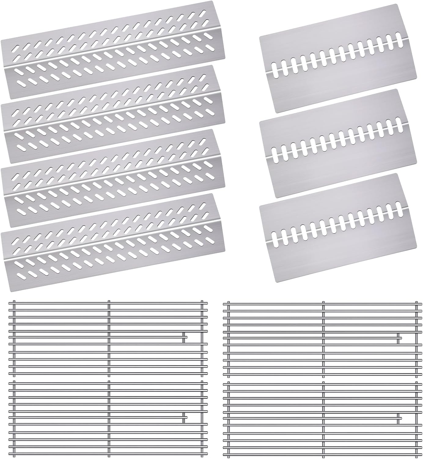 16GA Grill Heat Plates 9MM 16517 Grill Grates for 16631 16520 Bull Grill Replacement Parts, BBQ Bull Angus 4 Burner 47628 47629, Bull Outlaw 26038 26039, Steer Premium 69008, Lonestar 87049