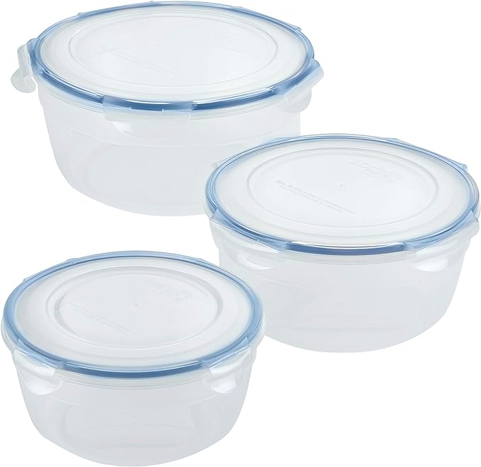 LocknLock Easy Essentials Food Storage lids/Airtight containers/Stackable by LocknLock