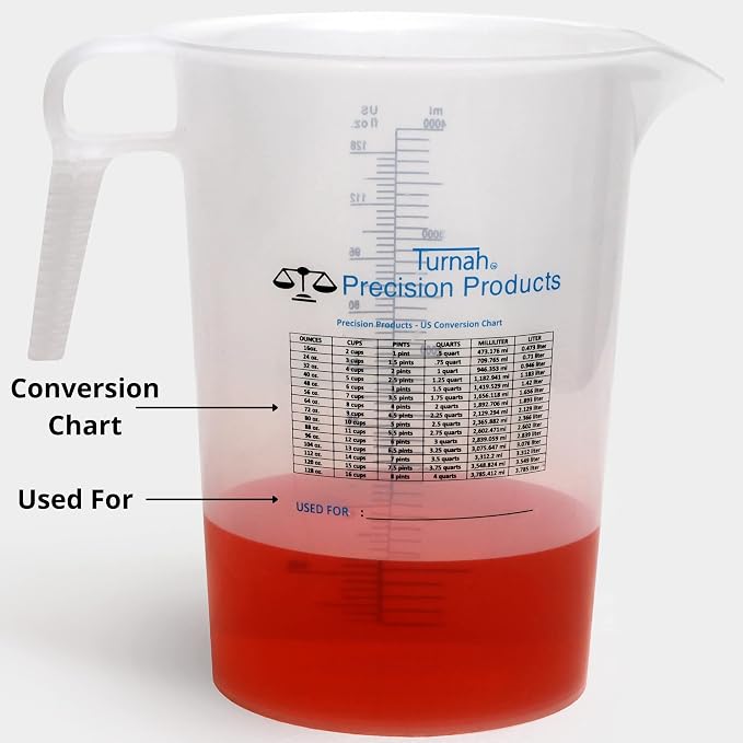 One Gallon 128oz Measure Pitcher - Image 2