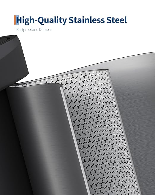 Garvee 16 gal / 60 L Stainless Steel Trash Can - Image 5