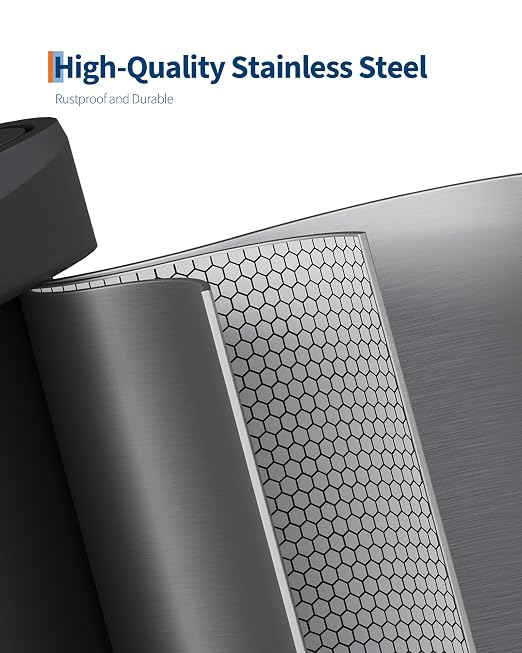 Garvee 16 gal / 60 L Stainless Steel Trash Can - Image 3