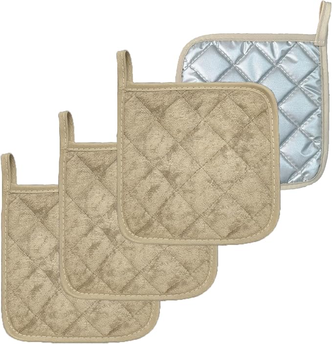 4 Pack Pot Holders for Kitchen Clearance Oven Potholders Sets for Kitchens Hot by Unknown