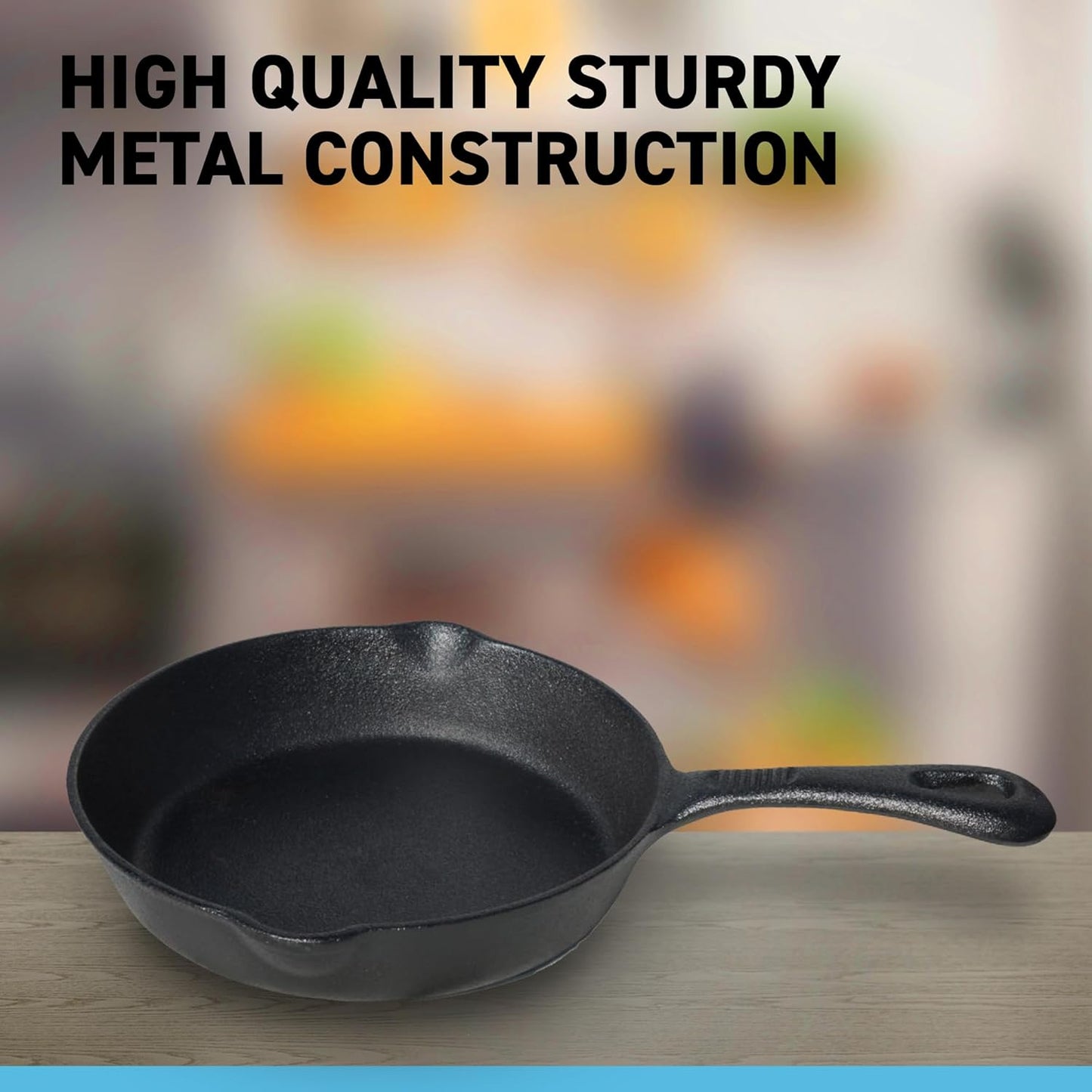 8 Inch Cast Iron oven safe tarte tatin pan/skillet