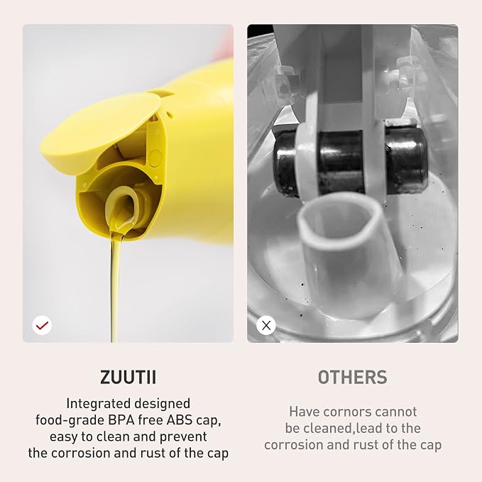 Zuutii Olive Oil Dispenser, Drip Free Spout Oil Container - Image 4