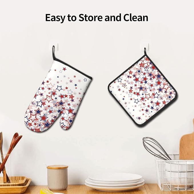 Stars Oven Mitts - Image 6