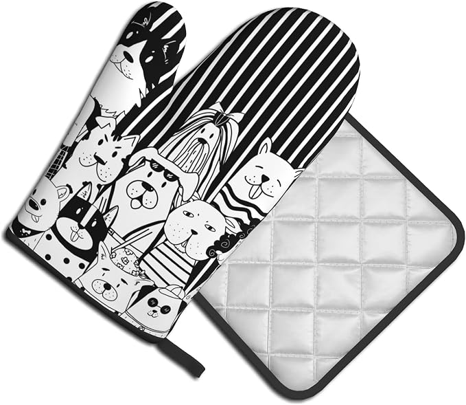 Dog Pot Holders and Oven Mitts - Image 2