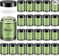 Domensi 24 Pcs Bulk 6oz Glass Jars by Domensi