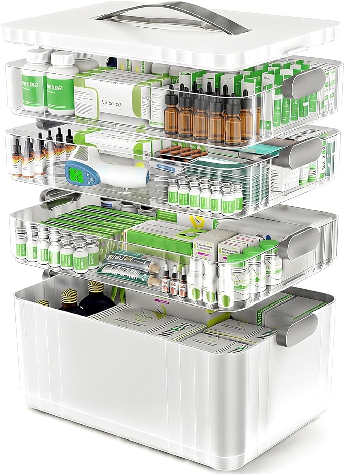 ARSTPEOE 4-Tier Medicine Organizer by ARSTPEOENeatChic