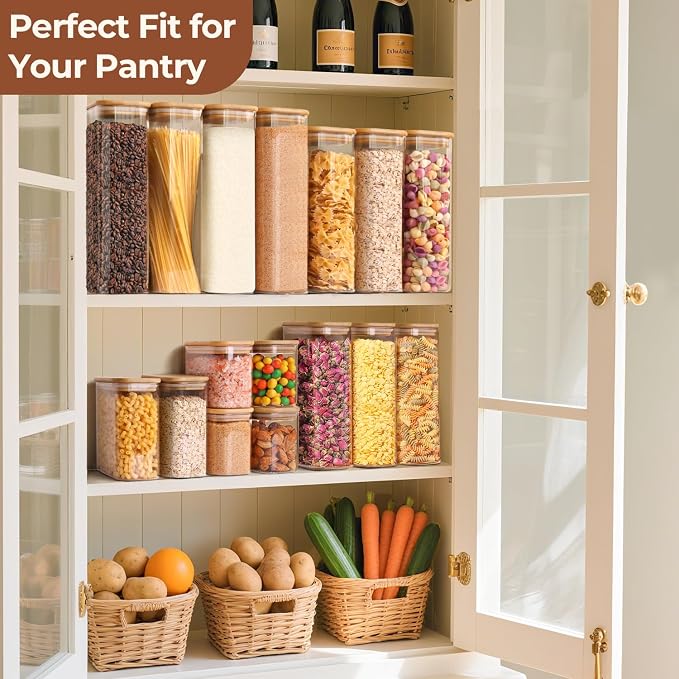 ComSaf 2.2 Qt Rectangle Glass Storage Containers - Image 5