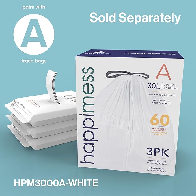 happimess HPM1007B Betty Retro 8-Gallon Step-Open Trash Can - Image 5