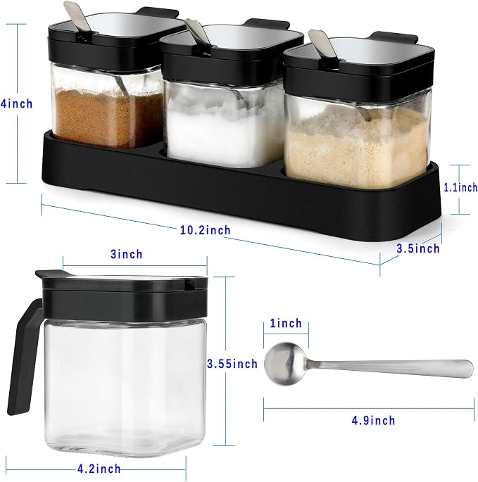 Mlici Condiment Jar Spice Container - Image 6