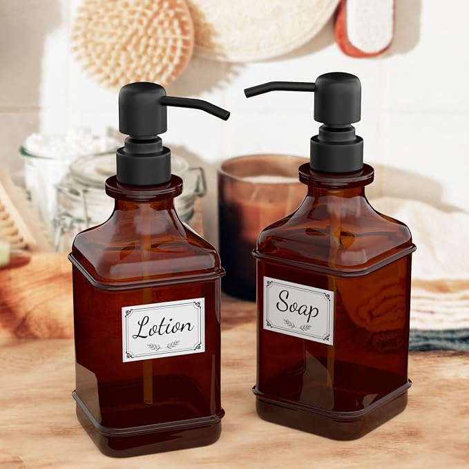 GLADPURE Soap Dispenser 2 Pack, Hand Soap Dispensers - Image 6